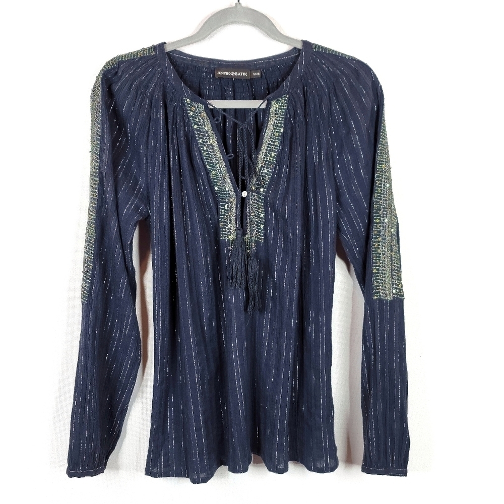 Antik Batik Lucie Peasant Blouse